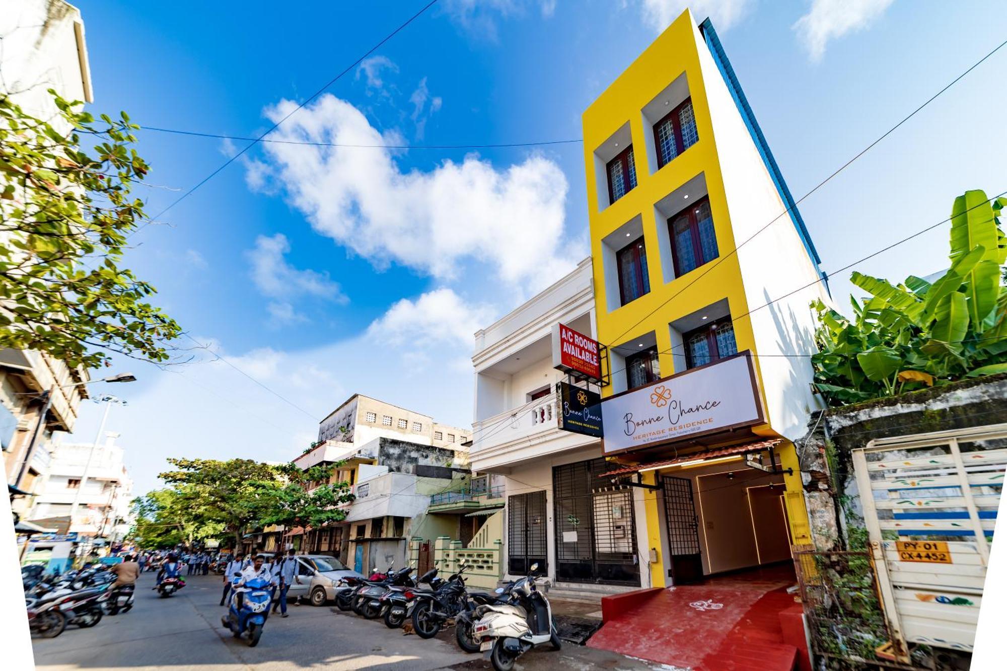 Bonne Chance Heritage Residence Pondichéry Extérieur photo